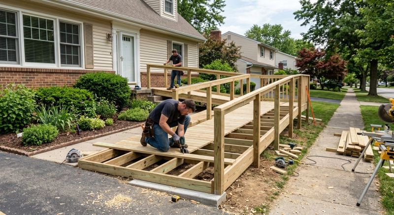 Accessible Ramp Construction in Conroe, TX