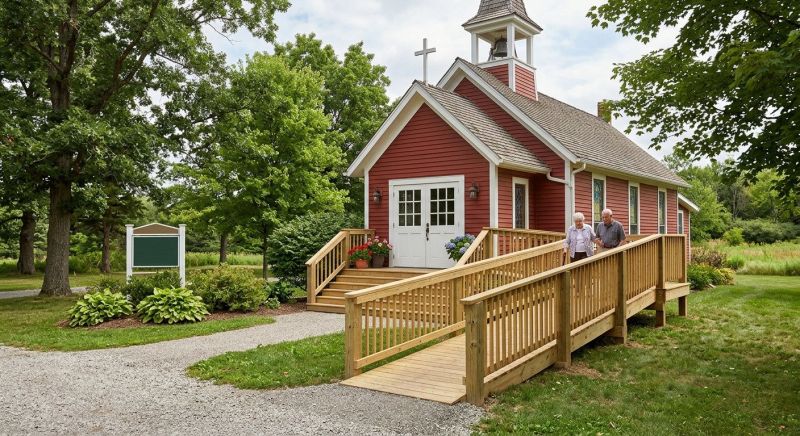 Church Ramp Installation in Kansas City, KS